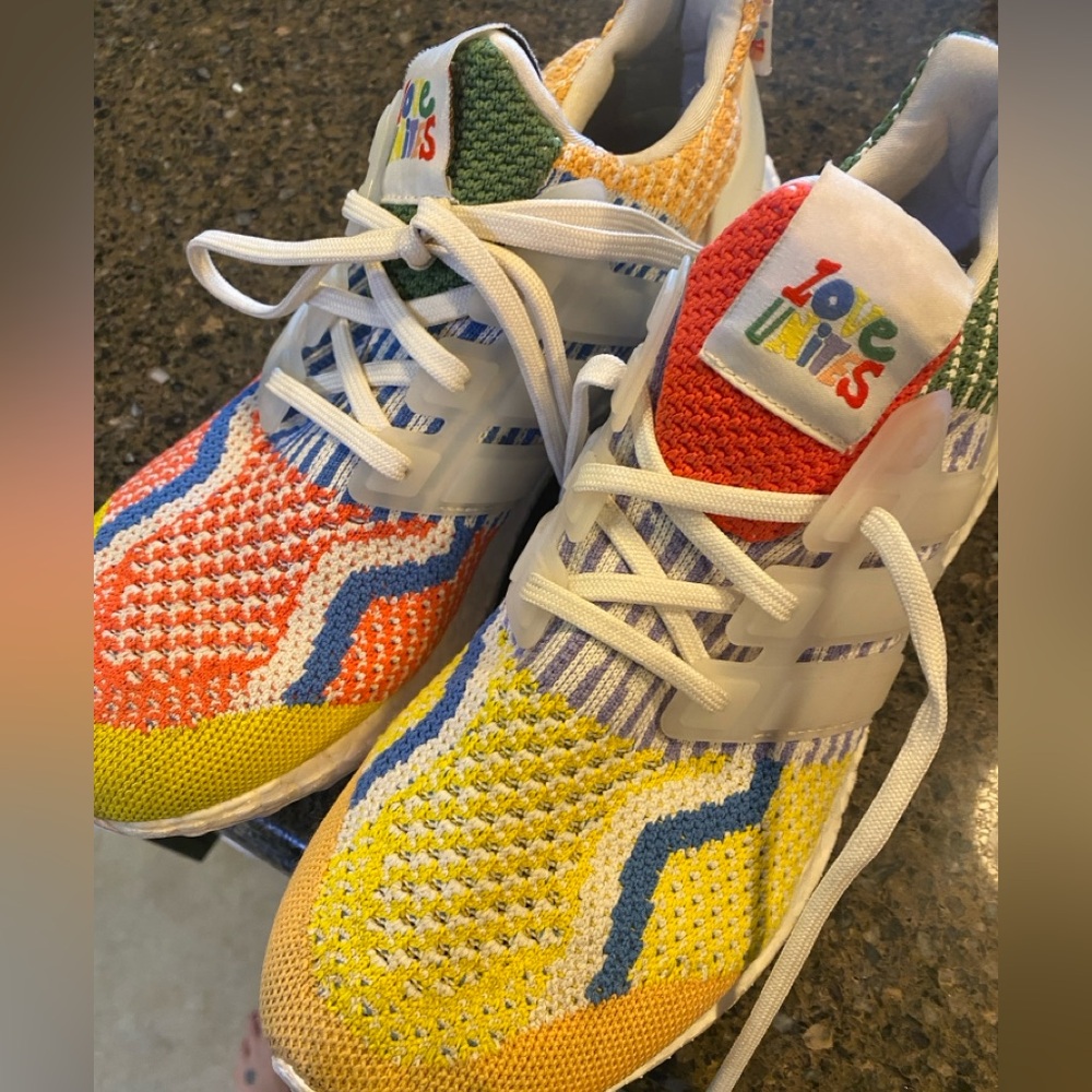 Adidas Ultra Boost Multicolor Love Unites Sneakers